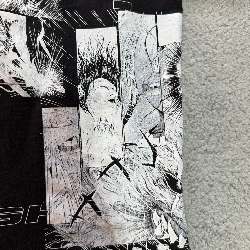 Camisa estampada Ghost Supply libro de historietas para hombre talla grande Battlestar rara Foto 4 de 4