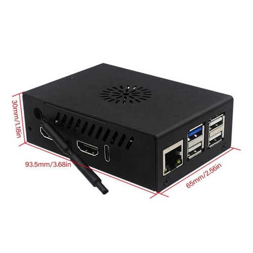 Robust Aluminum Case For Orange Pi 5Pro Ensuring Stable Performances With Fan - Bild 8 von 10