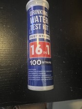 100pcs 16 in 1 Drinking Water Test Kit Strips, Home Water Quality Test for Tap 