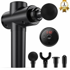 Massage Gun Deep Tissue Percussion Muscle Massager for Pain Relief, Handheld Ele