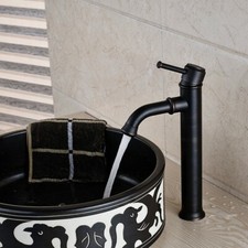 Black Oil Rubbed Brass Single Lever Bathroom Sink Faucet Basin Mixer Tap 2nf285