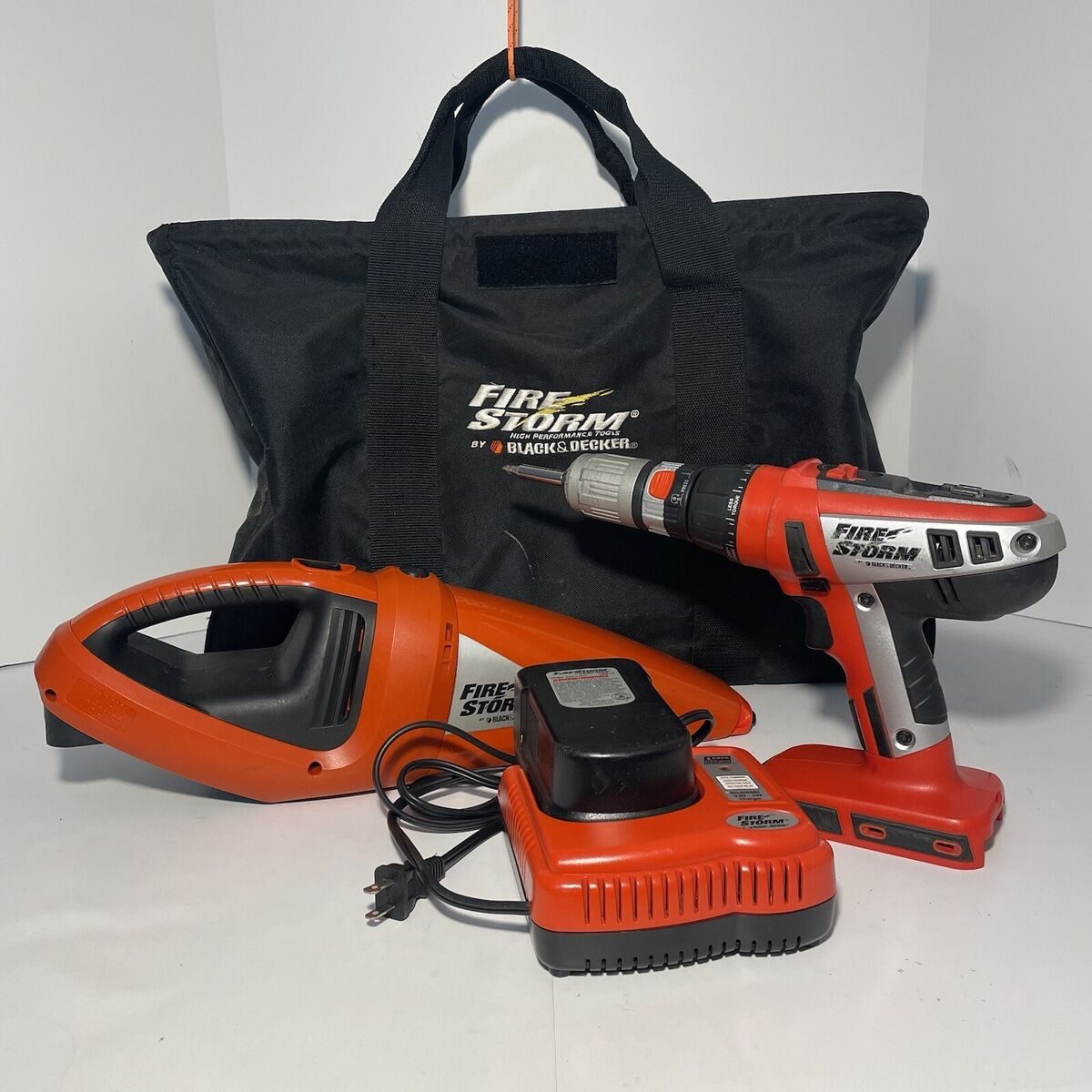 Black & Decker Firestorm 18v 3 Tool Cordless Combo Kit With Black & Decker Firestorm 18v 3 Tool Cordless Combo Kit With