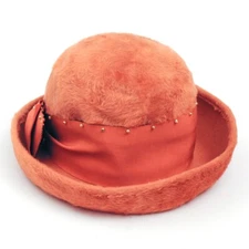 Vintage MILADY GWENN PENNINGTON Women's Bowler Derby Hat