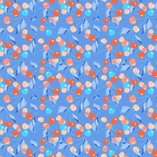 Windham Fabrics - Summersault - Cherry Picking - Cornflower