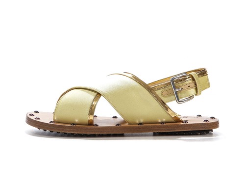 Marni (Samsy13G01 TV564 00Y04) Damen-Doppelkreuz-Sandalen regulärer Preis 950 $ - Bild 4 von 4
