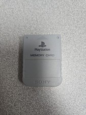 Sony PlayStation OEM Official PS1 Memory Card SCPH-1020 - GRAY - Untested