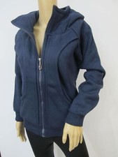 Womens Hoodies Zip Up Sweatshirt Ladies Fleece Jacket Hooded Top Size Xs~m