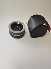 Asanuma Minolta Auto-Tele Converter 2x Camera Lens w/ Case Mint Condition