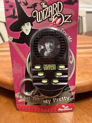 The Wizard Of Oz Wicked Witch Talking Keychain By RedBat - Sealed