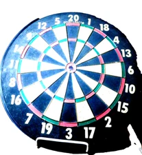 GSE Games & Sports Expert~Baseball & Dart Board Game 17 3/4" x 1 1/4” NO DARTS