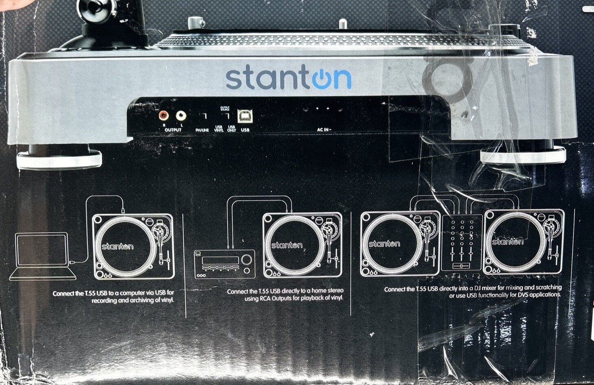 Stanton T.55 USB Belt Drive DJ Turntable W/USB Connectivity Stanton T.55 USB Belt Drive DJ Turntable W/USB Connectivity