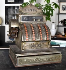 NATIONAL REGISTRATORE DI CASSA VINTAGE IN LIRE