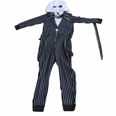 Disney Nightmare Before Christmas Jack Skellington XL 14/16 Pajama One Piece Set
