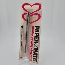 Vintage Paper Mate Jumbo PowerPoint Refill Black Medium USA NEW