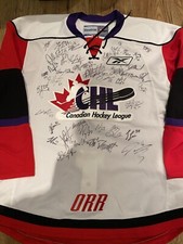 2011 CHL Top Prospect Team Orr Jersey Signed By Team Orr And team Cherry