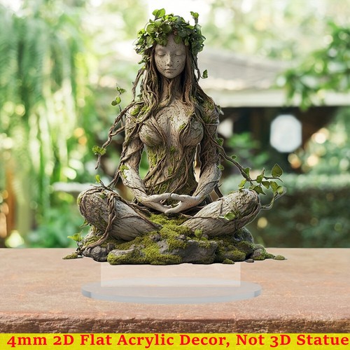 2D Flat Acrylic Goddess Statue Acrylic Flat Desktop Decoration - Picture 5 of 9