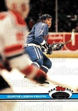 1991-92 Stadium Club Proof #156 Curtis Leschyshyn