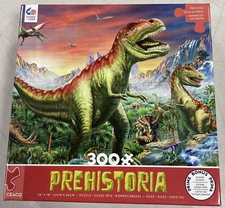 Ceaco Puzzle Prehistoria Dinosaur 300 Large Pieces New  2021