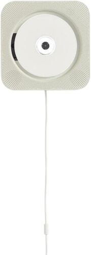 MUJI CD Player Wall CPD-4 Mounted Audio Radio FM White Remote Control Mountable*