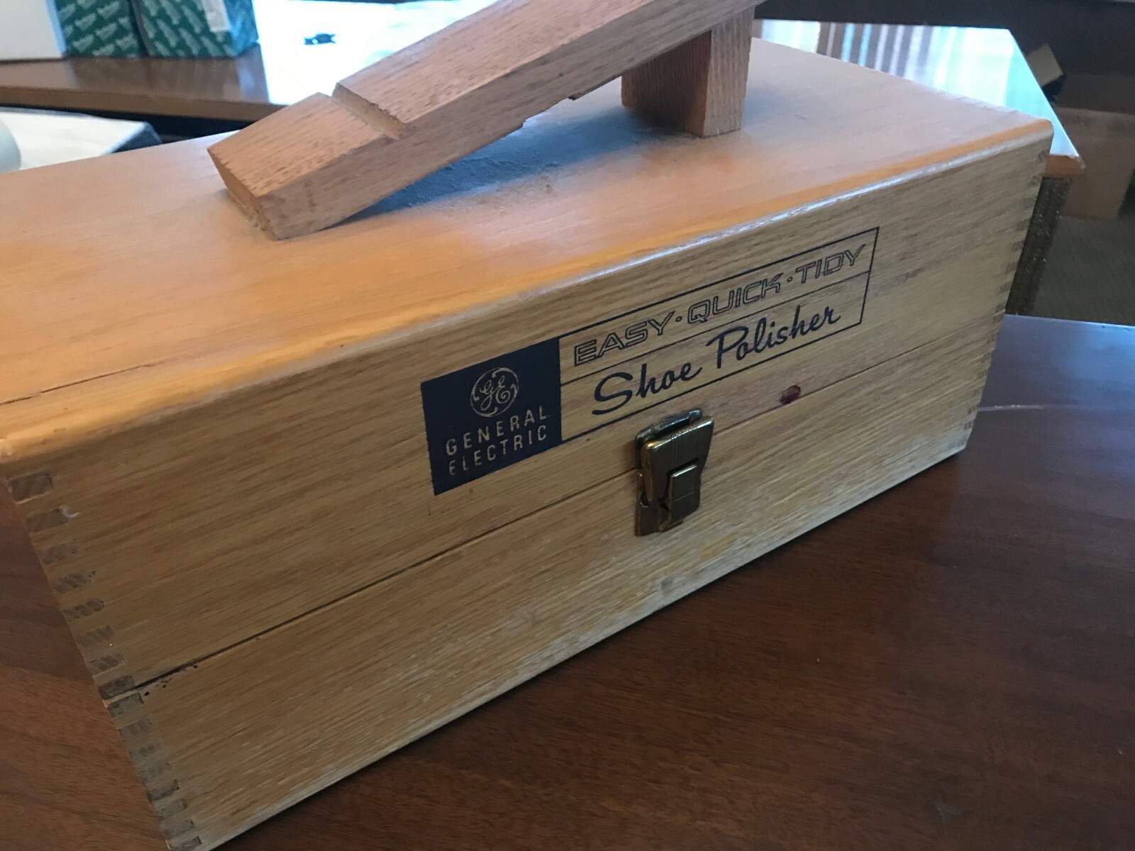 Vintage General Electric Shoe Polish Kit Gem