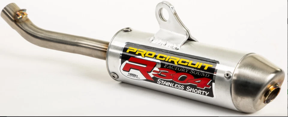 Pro Circuit Honda CR125R 2002-2007 R304 Silencer SH02125-RE Stainless / Aluminum - Image 3 of 4