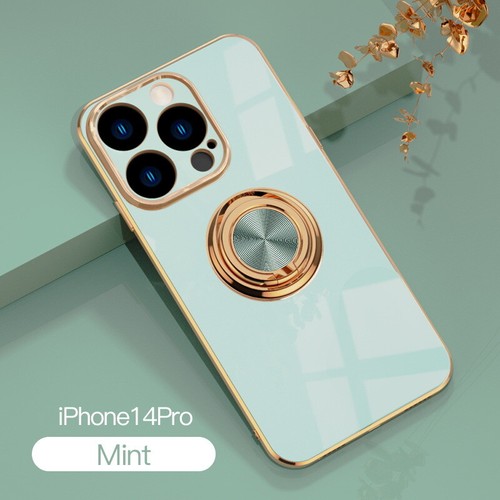 For iPhone 17 16 Pro Max 15 14 13 12 11 Ring Holder Silicone Magnetic Case Cover - Picture 19 of 23