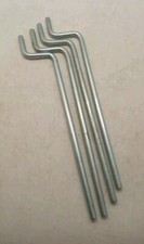 Gilbert Erector Set Part P-24 Cadmium Plated Crank Lot of 4 Nice