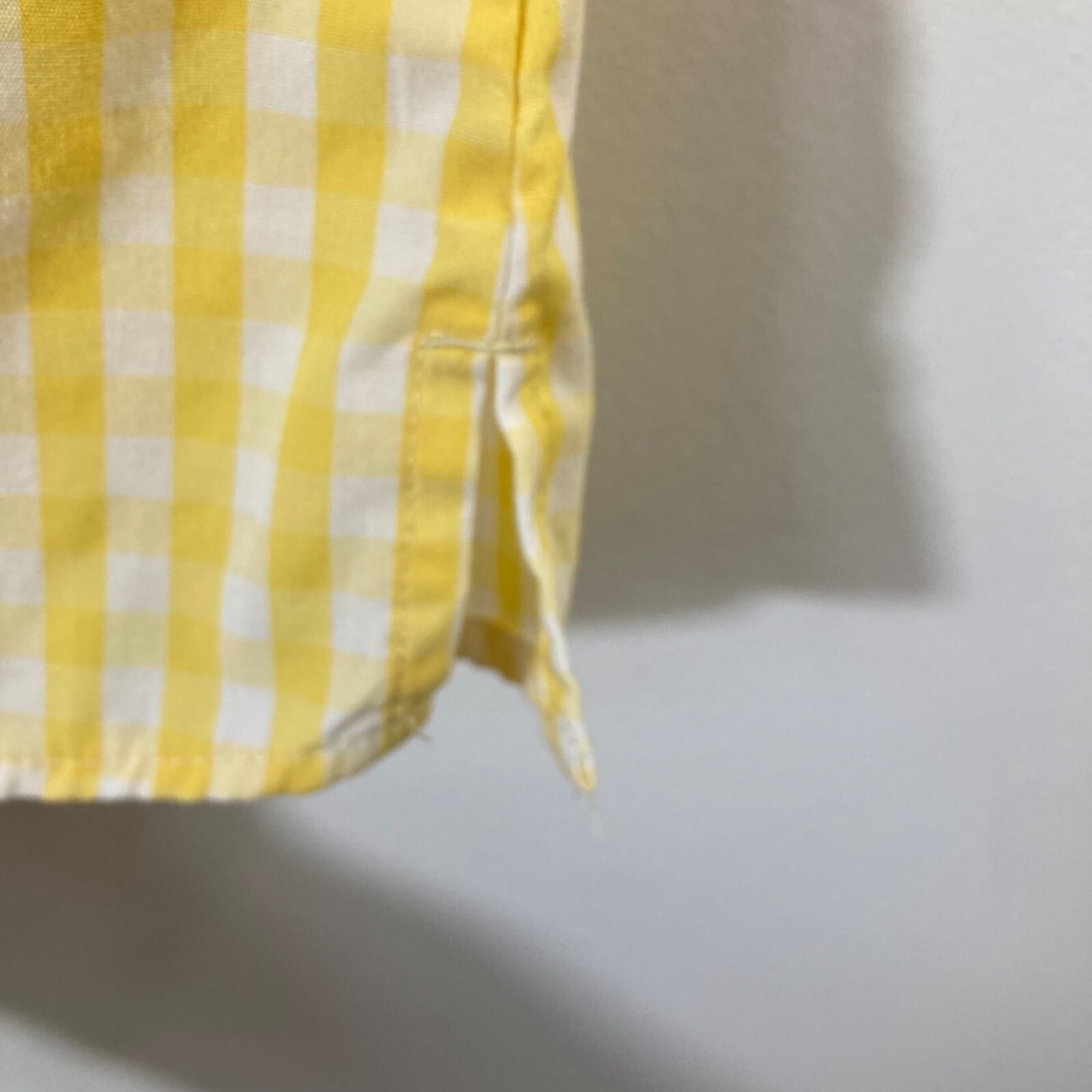 Womens Basic Editions Gingham V Neck Short Sleeve… - image 5