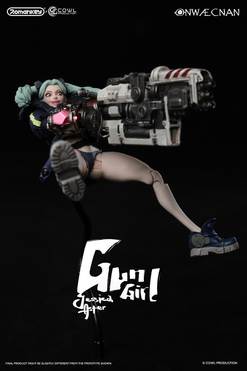 Ｒｏｍａｎｋｅｙ1/12フィギュア 銃女レベッカDX版 送料無料 1/12 Romankey GUN GIRL レベッカ 豪華版 アクション