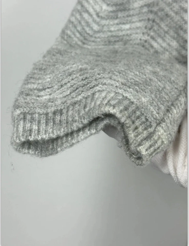 Dynamite Maternity Sweater Dress With Belt Knitted Tunic Sweater Gray Size XS - Image 4 of 4