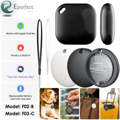 1-3PCS Smart Tag Work with Apple Find My (iOS Only) Luggage Tracker Item Locator