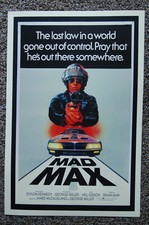 Mad Max  Movie poster Lobby Card #2 Mel Gibson George Miller 