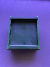 PCB DIN Rail Mount Carrier, Circuit Board Mounting Holder Green 70 x 72 mm