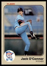 1983 Fleer - #621 Jack O'Connor Minnesota Twins Baseball Card 