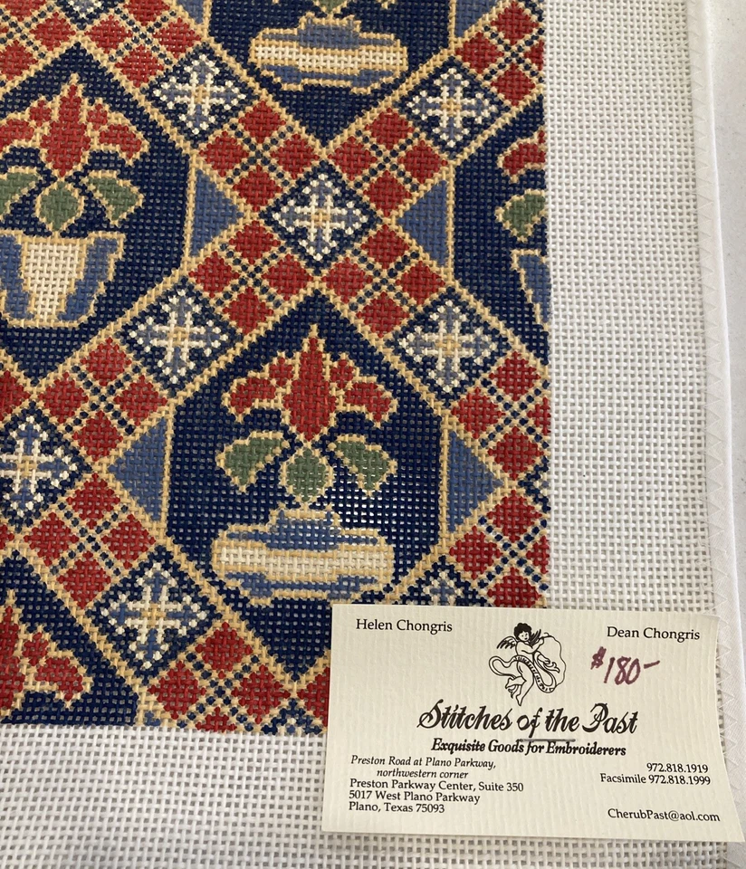 CanvasWorks Traditions Persian Windows PO26A Hand Painted Needlepoint Canvas 14 - Image 4 of 4