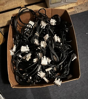 (Lot of 50) 6' DVI cables (standard DVI-D)