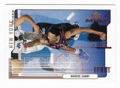 2000-01 Upper Deck MVP Marcus Camby New York Knicks Basketball Card #115