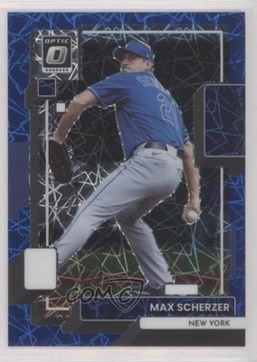 2022 Panini Donruss Optic Blue Velocity Prizm 31/99 Max Scherzer #116 n1u
