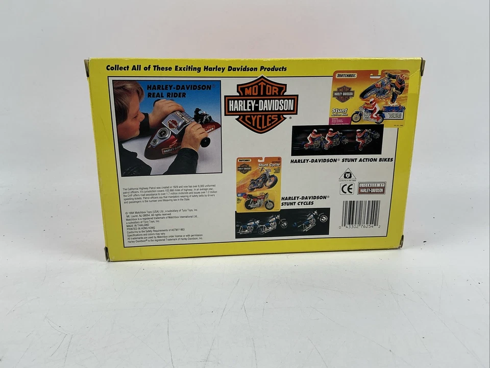 Matchbox Series 1 #76254 Electra Glide Police Bikes Virginia St & California HP - Image 4 of 4