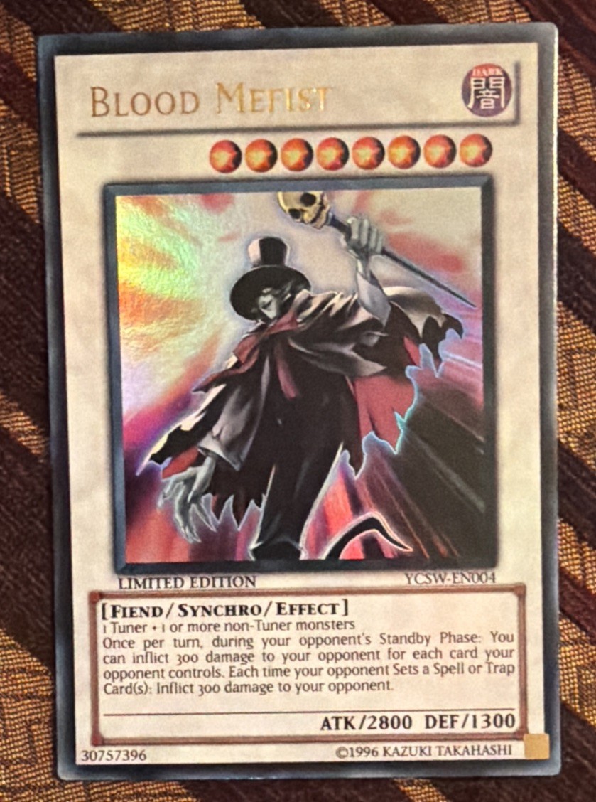 YCSW-EN004 Blood Mefist Ultra Rare Prize Card