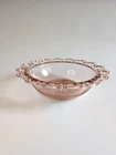 Vintage Anchor Hocking Old Colony Pink Depression Glass Bowl 9.5"