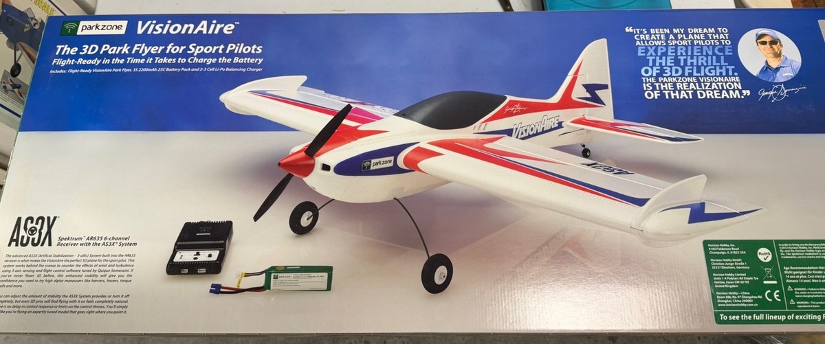 E-flite VisionAire – AS3X Electric Aerobatic RC Airplane – Horizon