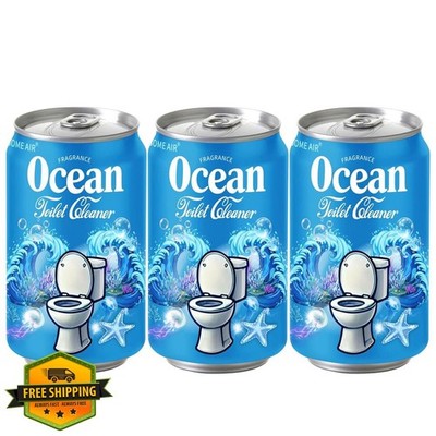 CloudMades Toilet Bowl Cleaner Tablets Septic Safe 3PCS Ocean Scent
