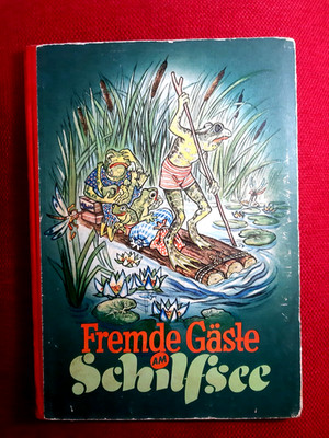 Old book ''Foreign guests at Lake Reeds'', Hans Riedel, 1957, Verl. Karl Nitzsche