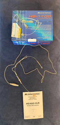 Omnitronic HS-1100 XLR Headset Mikrofon