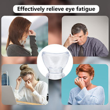 2 Pcs Glass Eye Wash Cup Clear Eye Flush Cup Portable Eye Washing Kit for Eye...