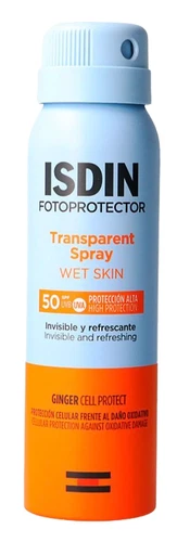 ISDIN Fotoprotector Transparent Spray Wet Skin SPF50+ - TO GO 100ml
