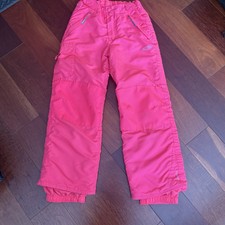 Champion Girl Snow Pants Neon Pink M 7-8 Ski Snowboard Pants Winter
