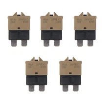 ZOOKOTO 5pcs 5A Circuit Breaker Blade Fuse E39K (T3) Manual Reset for... 