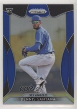 2019 Panini Prizm Tier II Blue Prizm Dennis Santana #181 fm0
